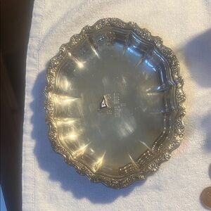 Elegant Silver Trophy Tray